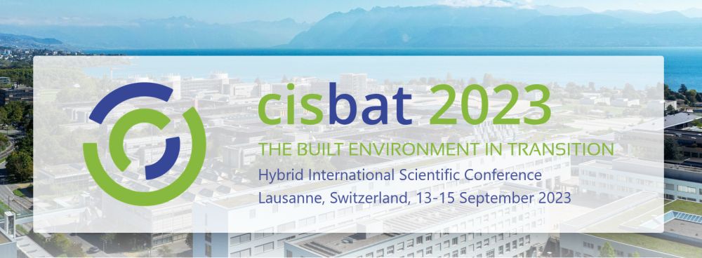 The built environment in transition (CISBAT 2023)